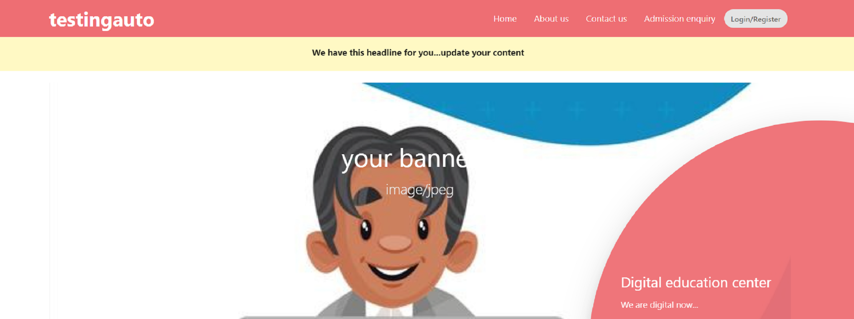 Headline and slide show with discovery & highlight feature